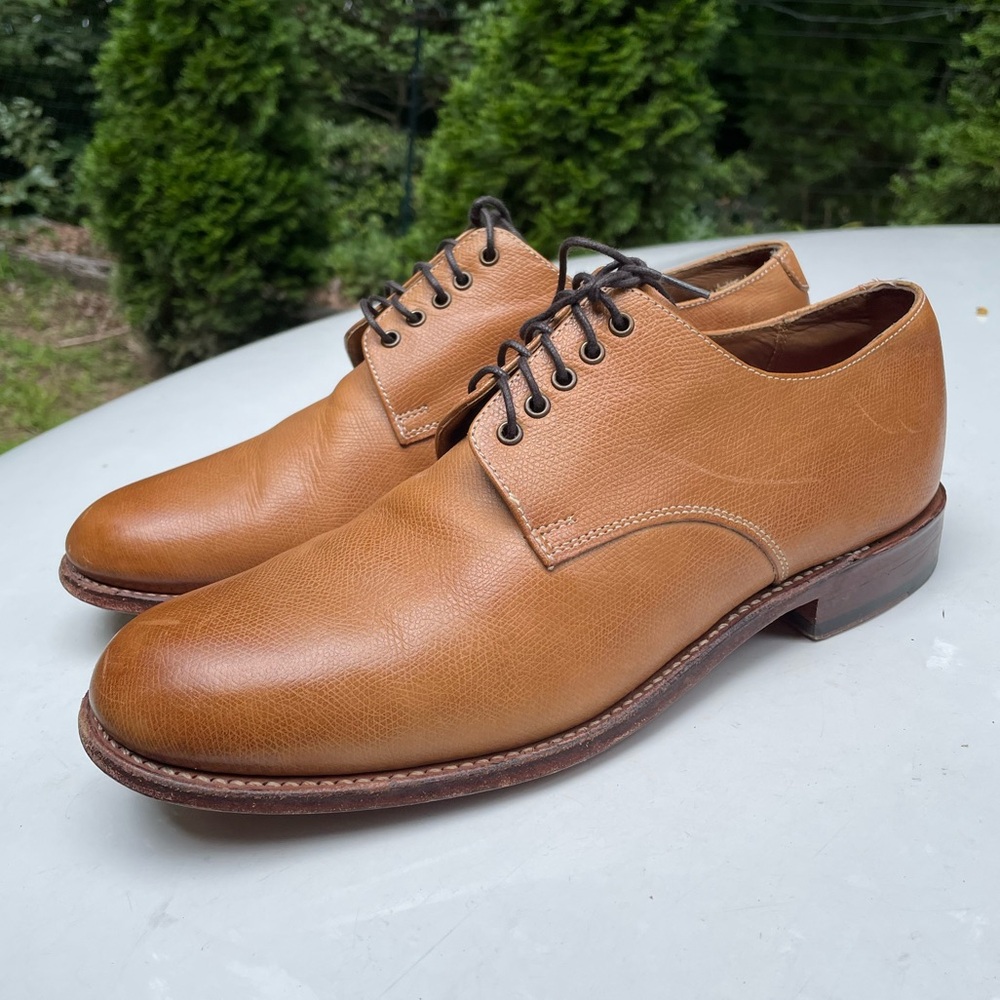 Grenson Pebbled Leather Oxford Shoes Size 9.5 US (8.5 ) UK